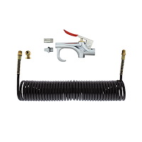 89997 30 Feet Extension Hose With Air Chuck and Air Blow Gun Kit