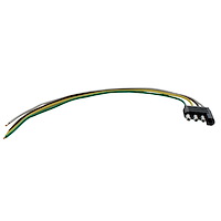 90627 4 Way LED Trailer Light Harness - 12 in. Positive & Ground Leads