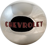 C4753F "Chevrolet" Script Hubcap For Ford Wheel With 8-1/8 in. Wheel Center
