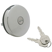 Chrome Locking Gas Cap