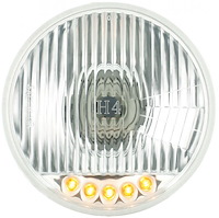 Crystal Round Headlight 5-3/4"