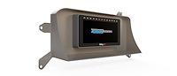 RR00039 Holley 6.86 in. Digital Dash Bezel for 1987-1993 Ford Mustang