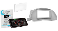 RR00071K Holley 6.86 in. Digital Dash & Bezel Kit w/ Screen Protector Fits 1994-2004 Ford Mustang