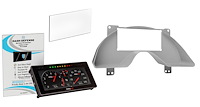 RR00137K Holley 6.86 in. Digital Dash & Bezel Kit w/ Screen Protector Fits 1997-2002 Chevy Camaro