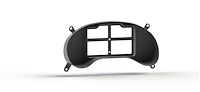 RR00386 Tinker 7 in. Digital Dash Bezel, 1998-2004 Chevy S10