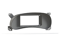 RR00394 Holley 6.86 in. Digital Dash Bezel, 2011-2018 Jeep JK