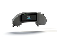 RR00445 Holley 6.86 in. Digital Dash Bezel, 1997-2004 C5 Corvette