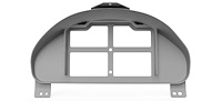 RR00849 Tinker 7 in. Digital Dash Bezel, 2001-2005 Honda Civic
