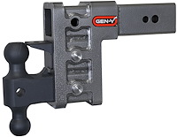 GH-1723 MEGA-DUTY Adjustable Drop Hitch 3 in. Shank [6 in. Drop, 3,500 lbs. TW, 32,000 lbs. GTW]