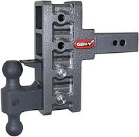 GH-1924 MEGA-DUTY Adjustable Drop Hitch 2.500 in. Shank [6 in. Offset Drop, 3,500 lbs. TW, 32,000 lbs. GTW]