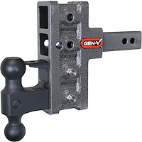 GH-224 MEGA-DUTY Adjustable Drop Hitch 2 in. Shank [5 in. Offset Drop, 2,000 lbs. TW, 16,000 lbs. GTW]