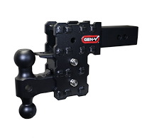 GH-2423X Phantom-X Tactical Adjustable Drop Hitch 2.500 in. Solid Shank [5 in. Drop, 1,600 lbs. TW, 16,000 lbs. GTW]