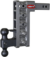 GH-525 MEGA-DUTY Adjustable Drop Hitch 2 in. Shank [10 in. Drop, 2,000 lbs. TW, 16,000 lbs. GTW]