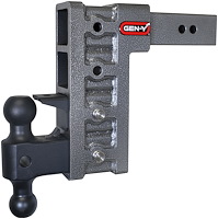 GH-624 MEGA-DUTY Adjustable Drop Hitch 2.500 in. Shank [9 in. Drop, 3,000 lbs. TW, 21,000 lbs. GTW]
