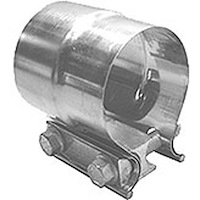 Stainless Stepped Band Clamp I.D.: 2.5"