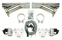 Electrical Exhaust Cutout Kit Dual Exhaust