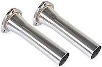 Polished Stainless Steel Collector Reducers Header Flange: 3.5"