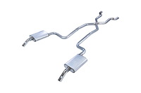 SCC10S Street-Pro Crossmember-Back Exhaust System for 1974-1980 Chevy Corvette C3