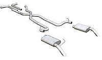 Street-Pro Crossmember-Back Exhaust System 1968-74 Corvette