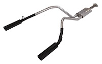 Pype Bomb Cat-Back Exhaust System Black Tips Dodge Ram 1500 5.7L
