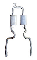 Street-Pro Converter-Back Exhaust System 1998-2004 Mustang V6