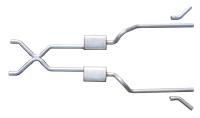 Race-Pro Crossmember-Back Exhaust System 1955-57 Chevy