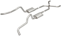 No-Muffler Exhaust System 1955-57 Chevy Wagon