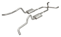 Street-Pro Crossmember-Back Exhaust System 1955-57 Chevy Wagon
