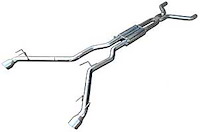 Mid-Muffler Exhaust System 2010-13 Camaro V6