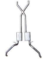 Street-Pro Crossmember-Back Exhaust System 1967-69 GM F-Body