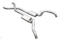 Street-Pro Crossmember-Back Exhaust System 1967-69 GM F-Body