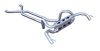 Race-Pro Crossmember-Back Exhaust System 1967-81 Camaro/Firebird