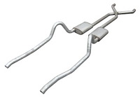 Street-Pro Crossmember-Back Exhaust System 1967-73 Mopar A-Body