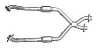 2.5" X-Pipe with Cats 1999-04 Mustang V8