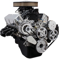 175102-SFA Front Runner Engine Accessory Drive System, Small Block Ford, Black, without Power Steering