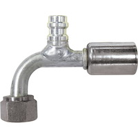 Beadlock O-Ring Hose End Fitting With 134a Service Port