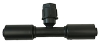 359260 Beadlock Reduced Barrier Hose Black O-Ring Fitting [In-Line w/Service Port, #8]