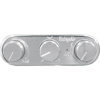 491210-RUA Gen IV & Gen 5 ProLine 3-Knob Oval Horizontal Control Panel with Polished Face & Knobs