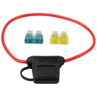 Inline Fuse Holder 16-Gauge Wire for 20 to 30 Amp Fuse