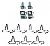 Fuel Line Clip Set 1967-72 Barracuda, Dart, Duster, Valiant