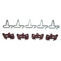 64 -65 All Cars - Brake Line Clips 9 Pcs.