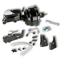 Power Brake Booster and Master Cylinder Combo Kit for 1964-1974 GM A/F/X-Body [Black]