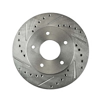 Rear Disc Rotor Drilled/Slotted