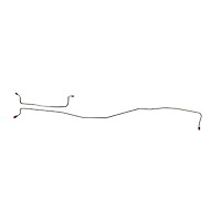 Rear Axle Brake Lines 1959-64 Bel Air, Biscayne, Impala, Nomad