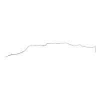 Front to Rear Fuel Line for 1964-1967 Chevy Chevelle, Malibu Models w/Hardtop/Square-Bend at Rear [5/16 in. Steel]
