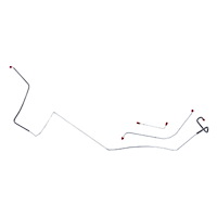 Front Brake Line Kit 1965-66 Chevelle SS/Z16