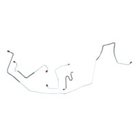 67 SS Std. Drum - Front Brake Line Kit 4 Pcs.