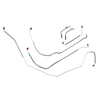 68 SS Pwr. Drum - Front Brake Line Kit 6 Pcs.