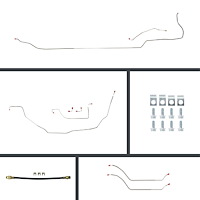 4-Wheel Disc Brake Conversion Complete Brake Line Kit 1969-1972 Chevy Chevelle