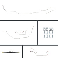 Complete Power Disc Conversion Brake Line Kit 1969-72 Chevelle Hardtop 26 Pieces